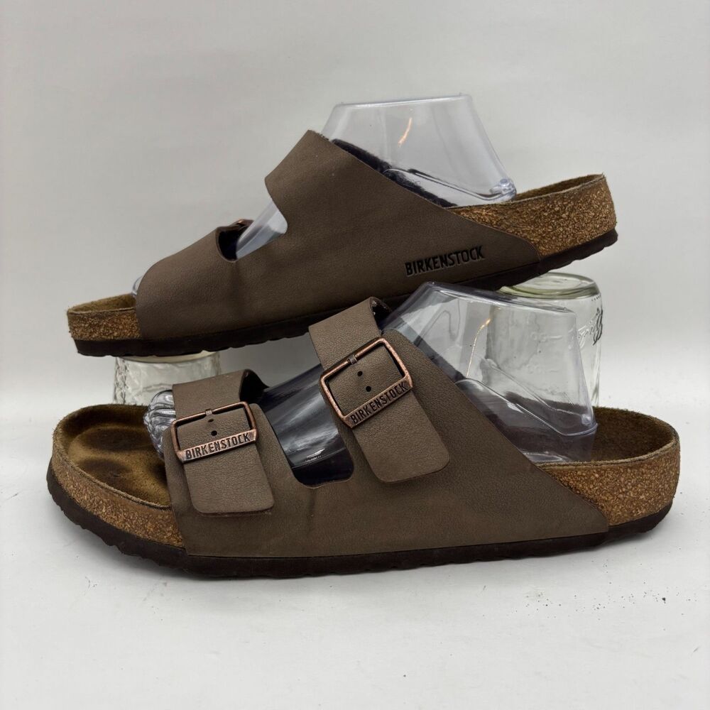 Birkenstock Arizona Sandals EU 39 Brown Double Buckle Cork Footbed Germany